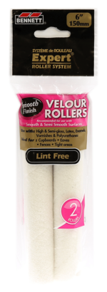 Bennett 6" Velour Roller 2 Pack