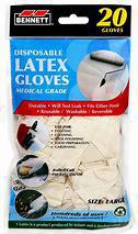 Latex Med Gloves 20/pkg