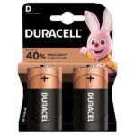 D Battery 2pk Duracell