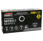 Bennett Nitrile Black 6mil Gloves