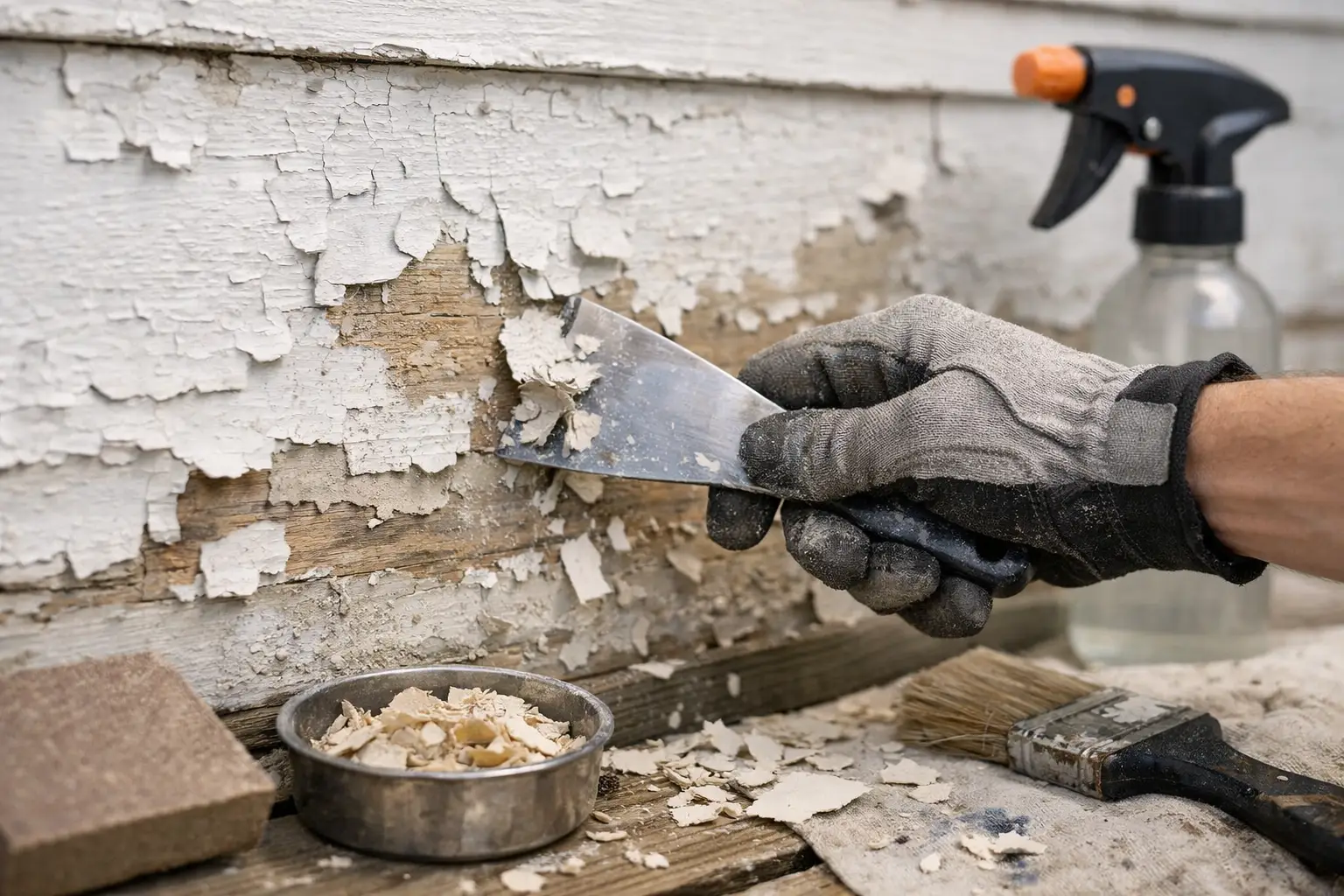How to Prep Peeling Paint the Right Way