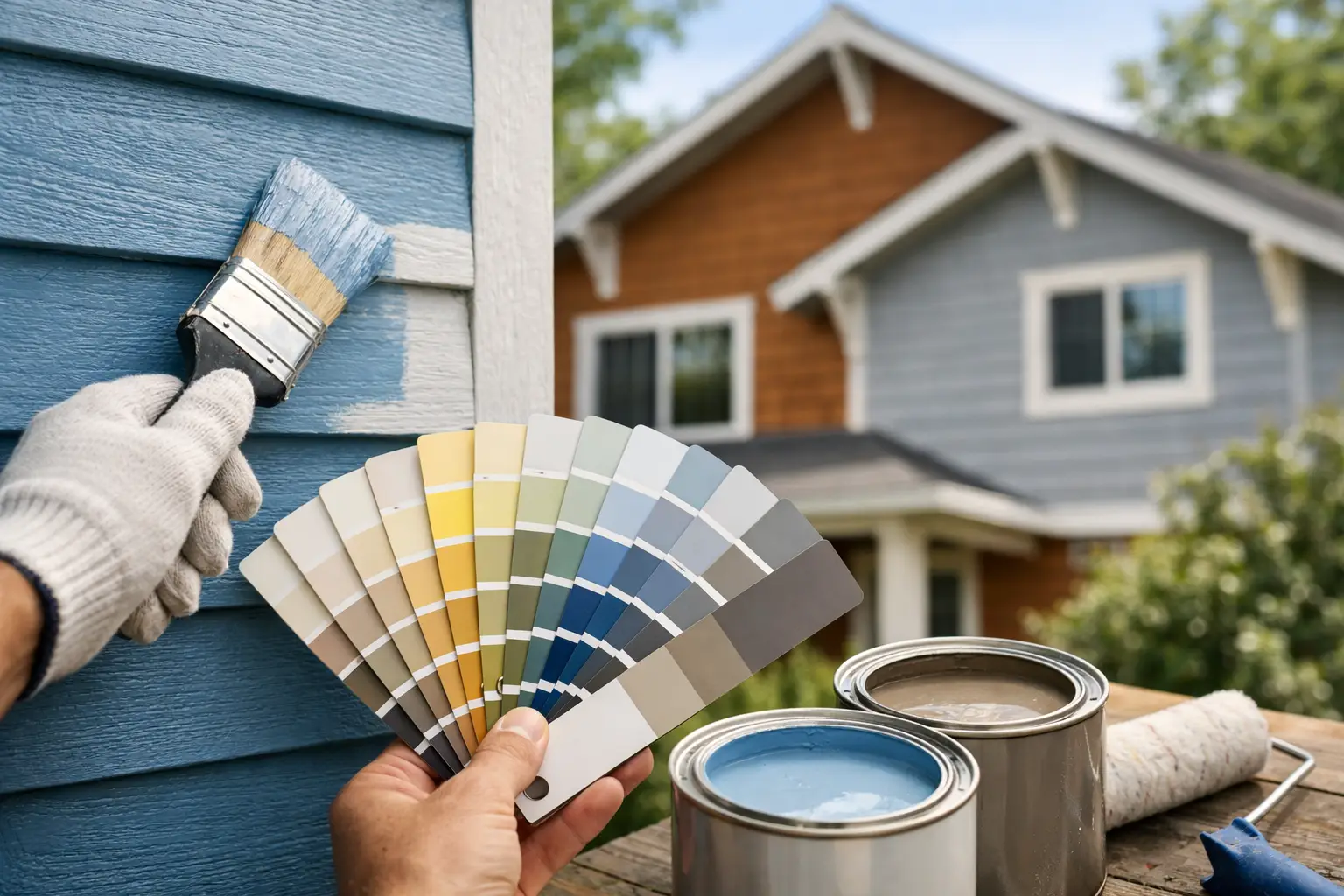 Choosing Exterior Paint for Wood Siding