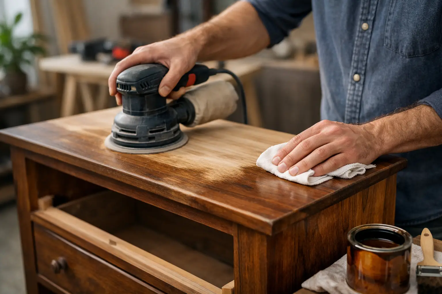 How to Refinish Wood Furniture Properly