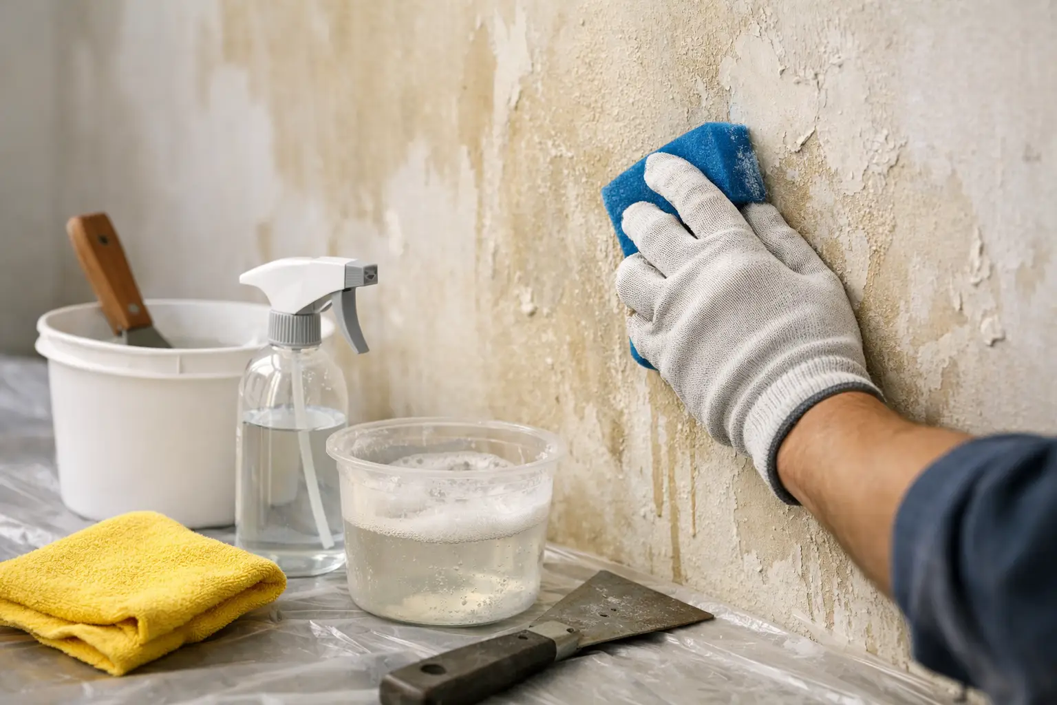 How to Remove Wallpaper Glue Cleanly