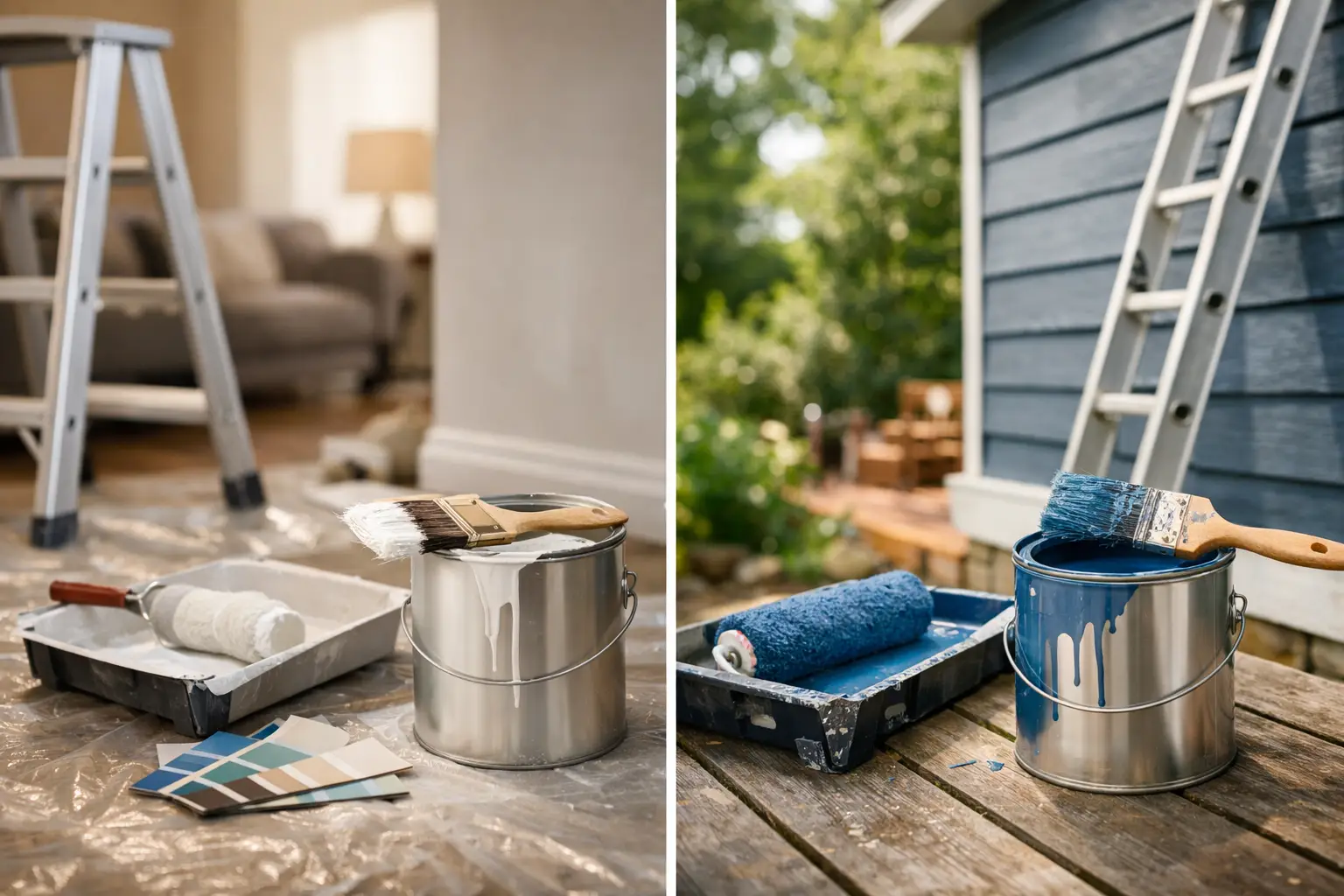 Interior Paint Versus Exterior Paint