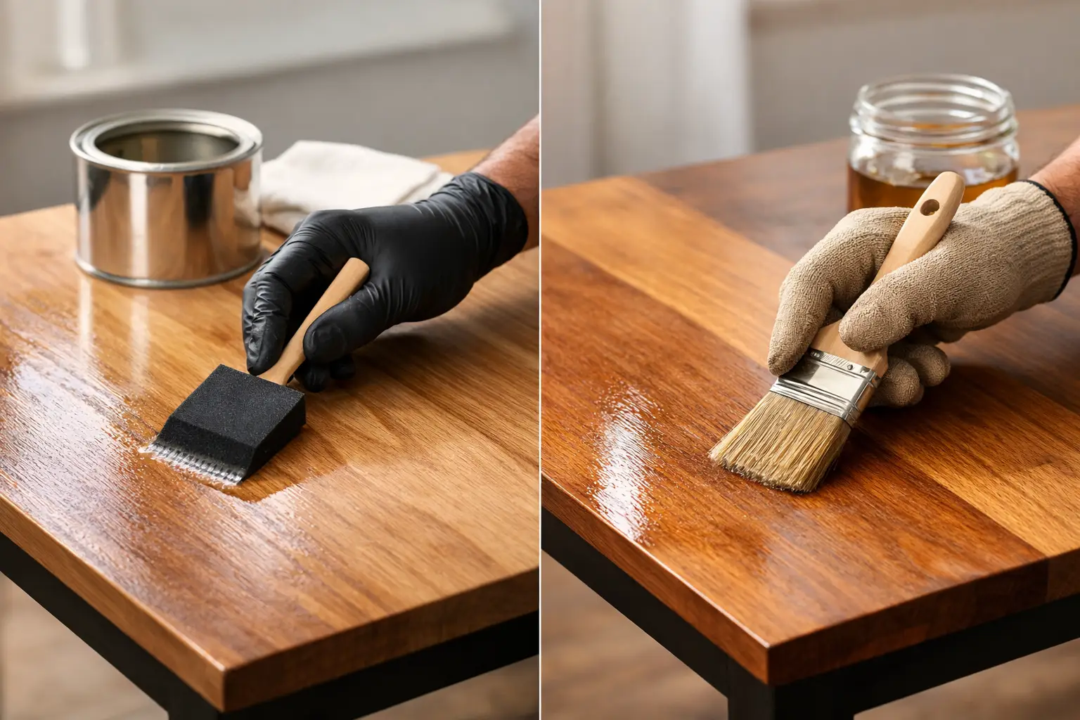 Polyurethane vs. Varnish for Wood Furniture