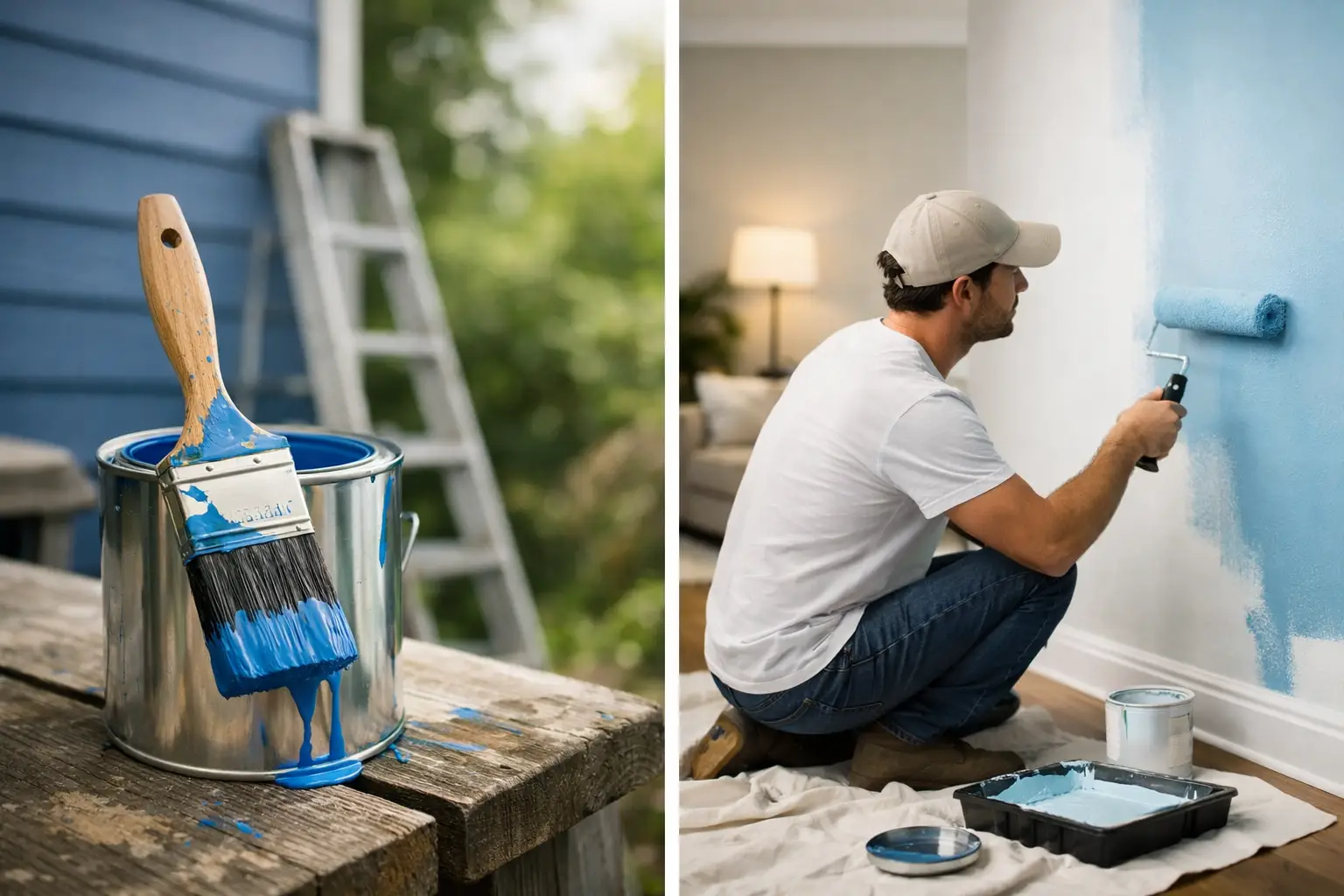 Can Exterior Paint Be Used Indoors Safely?