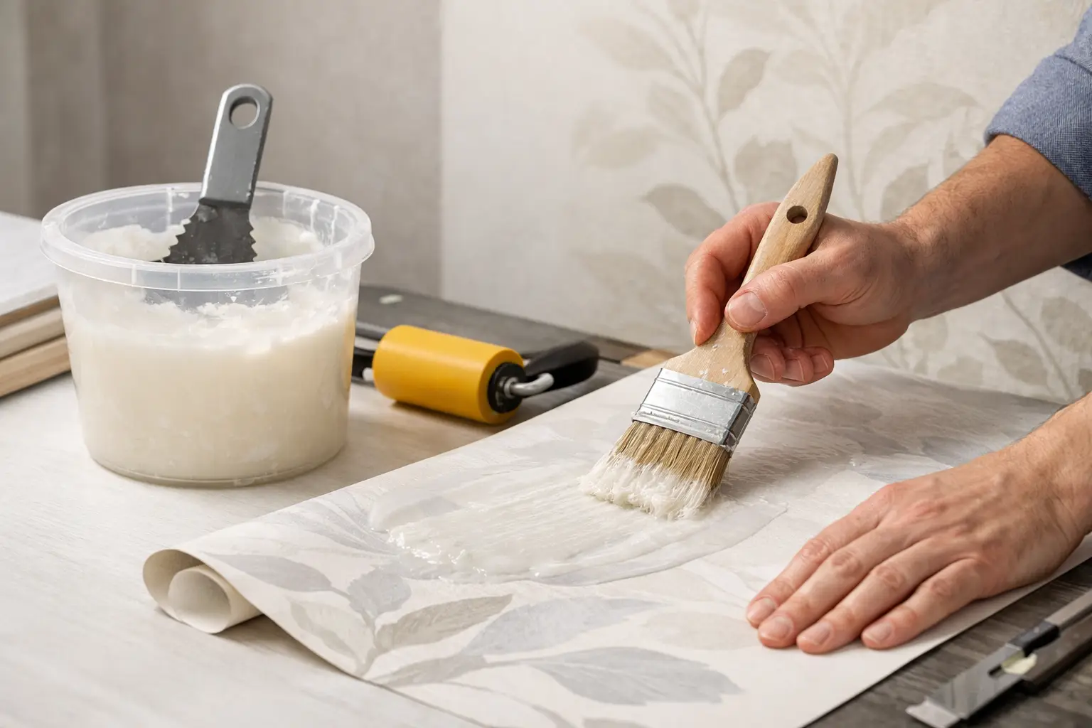 How to Apply Wallpaper Paste for Clean Results