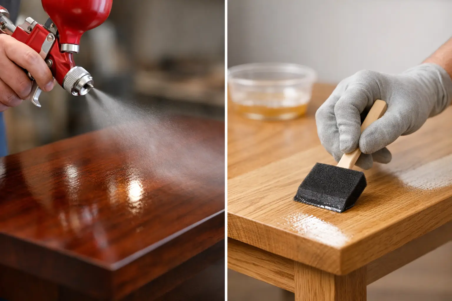 Lacquer vs Polyurethane Finish for Furniture